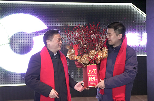 送祝福、鼓干劲！靖江市市长申强一行莅临我司参观指导