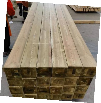 防腐木 European Scots pineCA-C anti-corrosion glued column